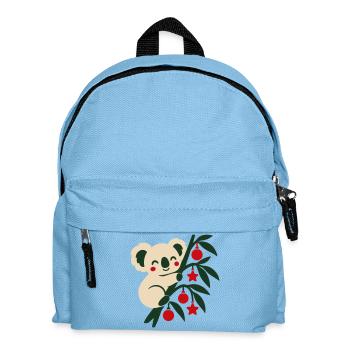 Koala Weihnachten Illustration - Kinder Rucksack - Hellblau - Vorne