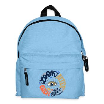 Motif œil - Sac à dos Enfant - bleu clair - Devant