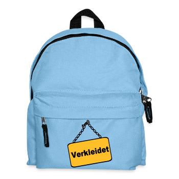 Party Shirt ,Feiern , Karneval, Verkleidet(25) - Kinder Rucksack - Hellblau - Vorne