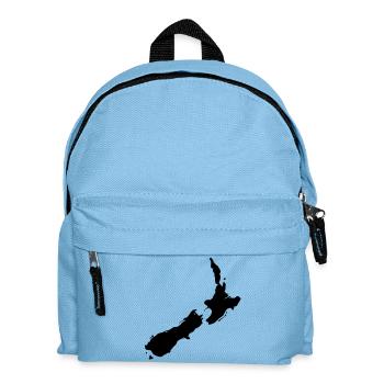 Carte Nouvelle-Zélande - Sac à dos Enfant - bleu clair - Devant