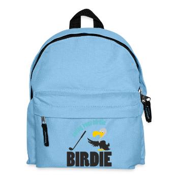 golfing - Kids' Backpack - light blue - Front