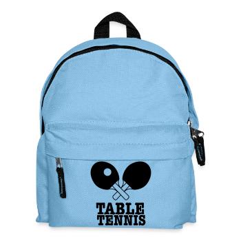 Tischtennis - Kinder Rucksack - Hellblau - Vorne