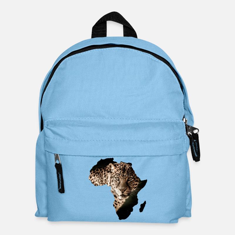 africa leopard - Kids' Backpack - light blue