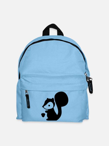Eichhörnchen - Kinder Rucksack - Hellblau