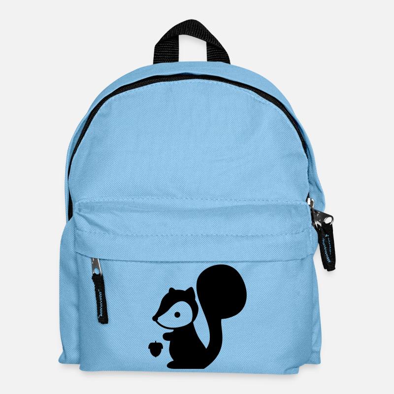 Eichhörnchen - Kinder Rucksack - Hellblau
