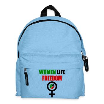 Women life freedom - Kids' Backpack - light blue - Front