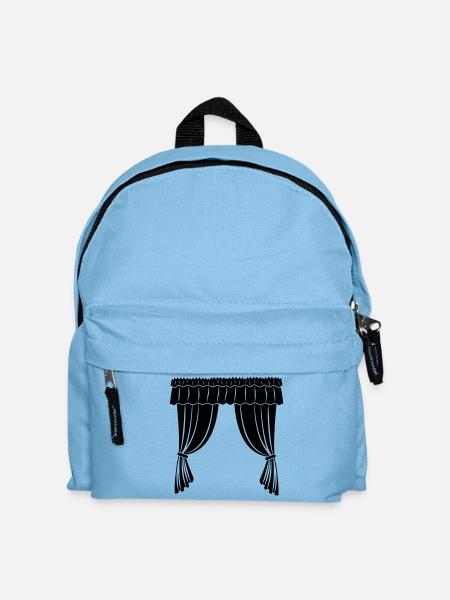 Théâtre ou boutique de rideaux - Sac à dos Enfant - bleu clair