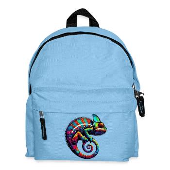 Chameleon - Kids' Backpack - light blue - Front