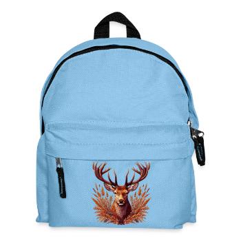 Deer - Kids' Backpack - light blue - Front