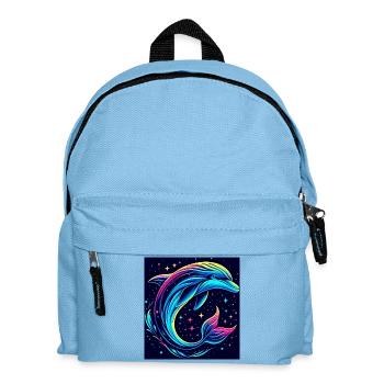 Dolphin - Kids' Backpack - light blue - Front