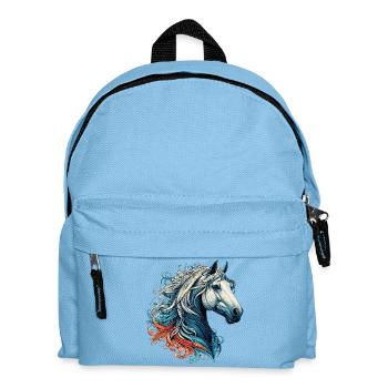 Horse - Kids' Backpack - light blue - Front