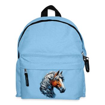 Horse - Kids' Backpack - light blue - Front