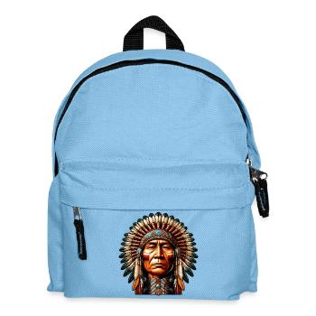 American Indian American Red Skin - Kids' Backpack - light blue - Front