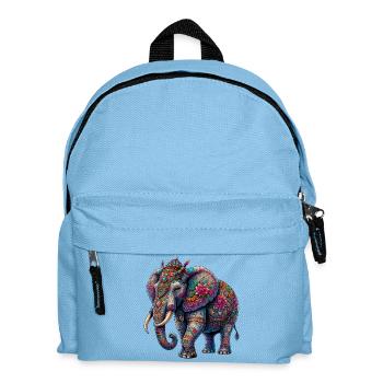 Elefant - Kinder Rucksack - Hellblau - Vorne
