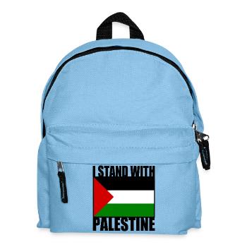 I stand with palestine - Sac à dos Enfant - bleu clair - Devant