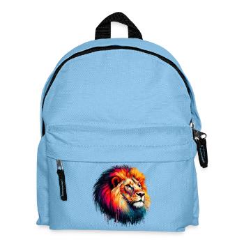 Lion - Sac à dos Enfant - bleu clair - Devant
