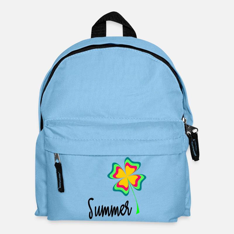 VACANCES. BONNES VACANCES. MAÎTRESSE. MAÎTRE. PROF - Sac à dos Enfant - bleu clair