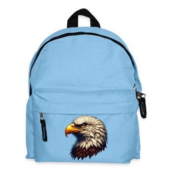Adler - Kinder Rucksack - Hellblau - Vorne