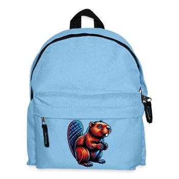 Bieber - Kinder Rucksack - Hellblau - Vorne