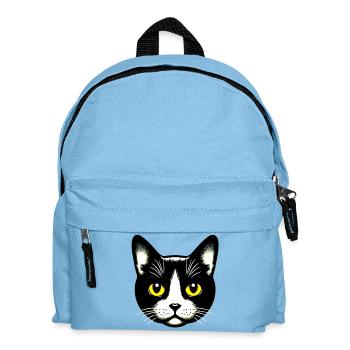 Chat - Sac à dos Enfant - bleu clair - Devant