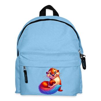 Loutre - Sac à dos Enfant - bleu clair - Devant