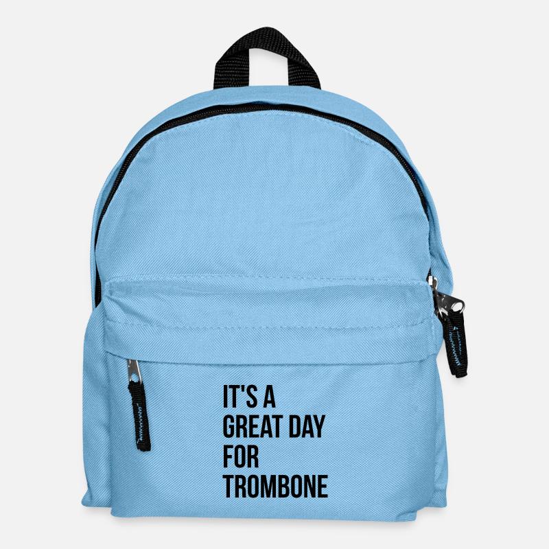 Posaune - Kinder Rucksack - Hellblau