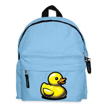 Ente Ente Ente Ente Ente - Kinder Rucksack - Hellblau - Vorne