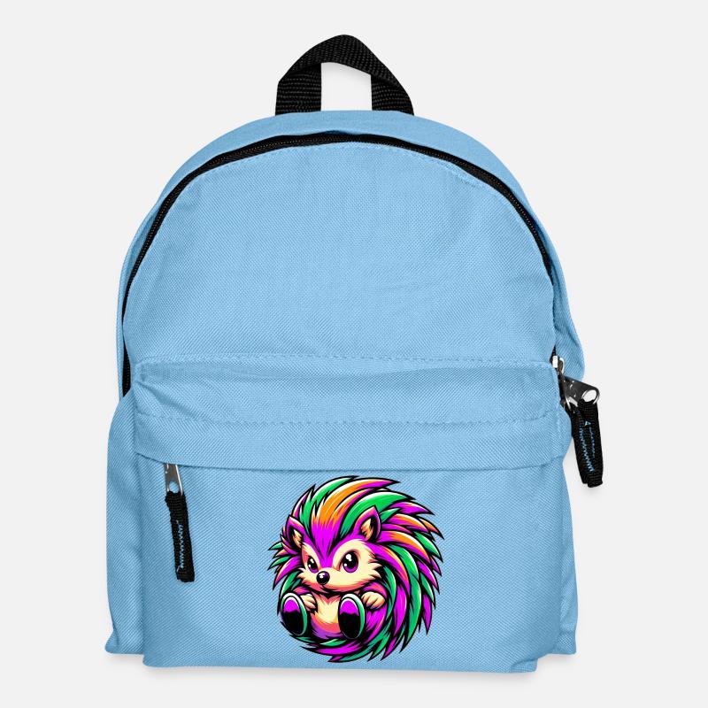 Igel - Kinder Rucksack - Hellblau