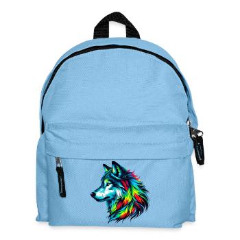 Loup - Sac à dos Enfant - bleu clair - Devant