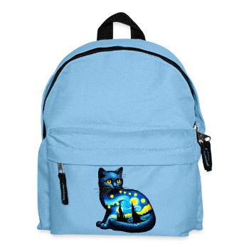 Chat - Sac à dos Enfant - bleu clair - Devant
