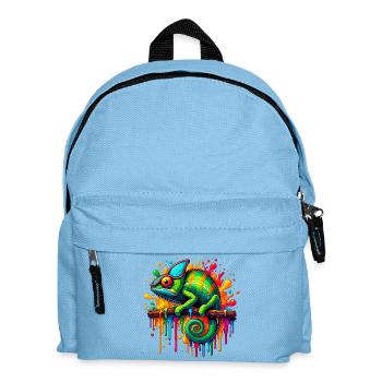 Chameleon - Kids' Backpack - light blue - Front