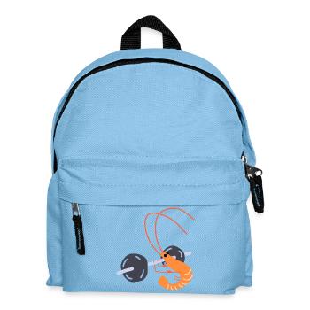 Bodybuilding Sallle Garnelen - Kinder Rucksack - Hellblau - Vorne