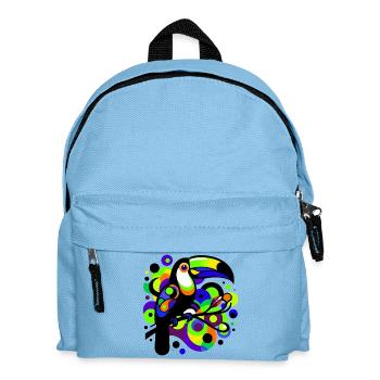 Tukan - Kinder Rucksack - Hellblau - Vorne