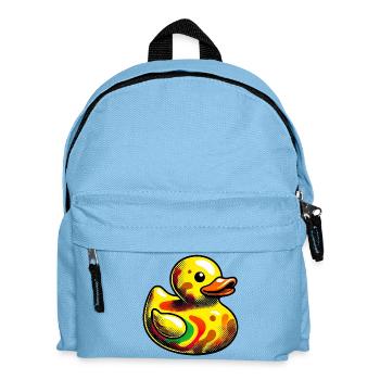 Ente Ente Ente Ente Ente - Kinder Rucksack - Hellblau - Vorne