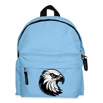 Graphiques élégants en forme d’aigle - Sac à dos Enfant - bleu clair - Devant