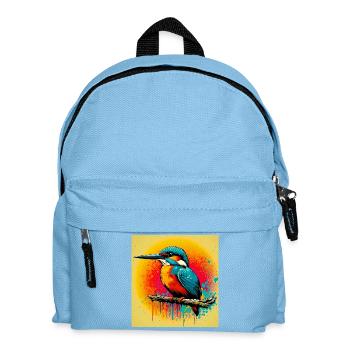 martin-pêcheur - Sac à dos Enfant - bleu clair - Devant