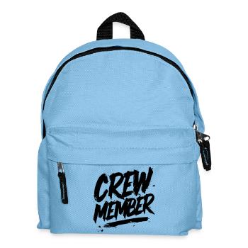 crew member - Kids' Backpack - light blue - Front