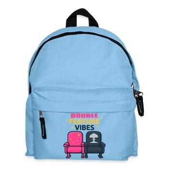 Double caractéristique - Sac à dos Enfant - bleu clair - Devant