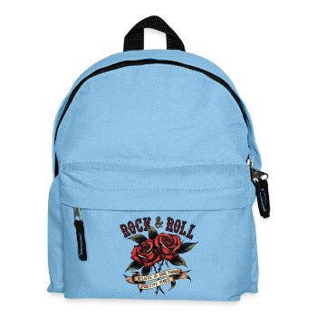 Roses Rock et Roll Vibes Positives - Sac à dos Enfant - bleu clair - Devant