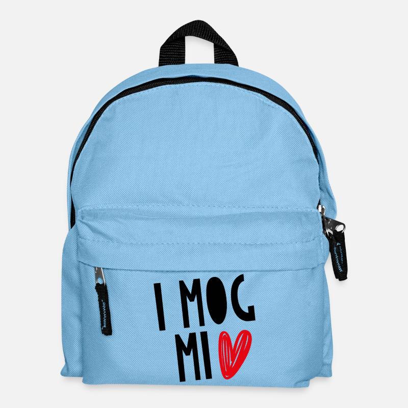 "I MOG MI" - Kids' Backpack - light blue