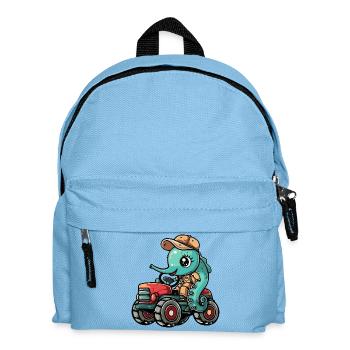 Éleveur de tracteurs hippocampes - Sac à dos Enfant - bleu clair - Devant