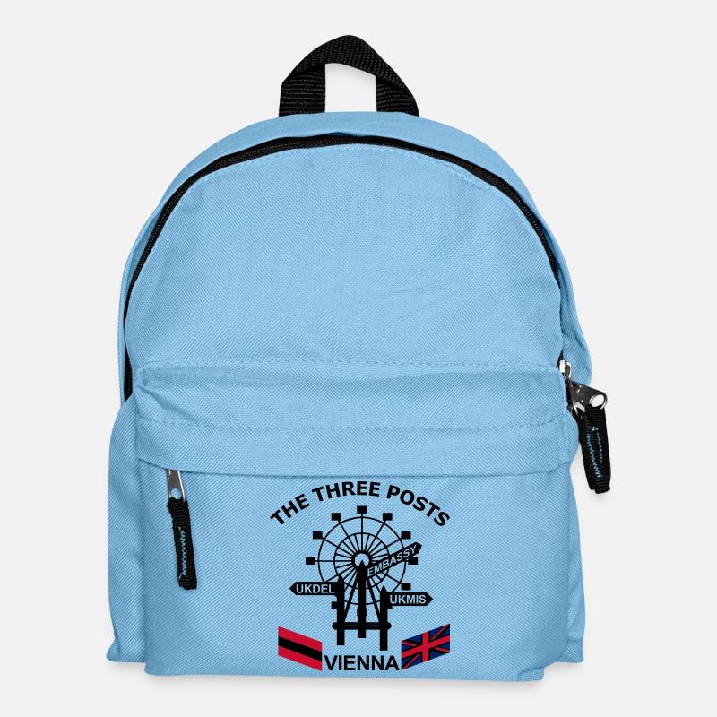 3_Posts - Kinder Rucksack - Hellblau