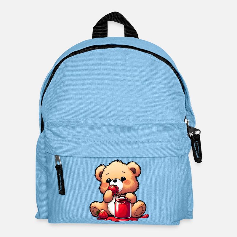 Bärchen Teddybär Bär - Kinder Rucksack - Hellblau