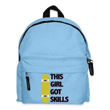 Cette fille a des compétences - Sac à dos Enfant - bleu clair - Devant