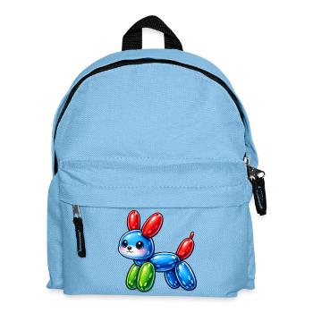 Cute balloon dog - cute dog made of balloons - Kids' Backpack - light blue - Front