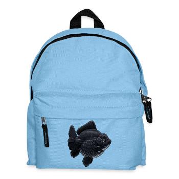 Poisson rouge Jumbo Jumbo du QG d’Oranda noir foncé - Sac à dos Enfant - bleu clair - Devant
