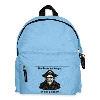 Pension rare de pirates pilleurs - Sac à dos Enfant - bleu clair - Devant