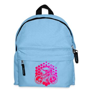 Gift idea for a road bike with road bike - Kids' Backpack - light blue - Front