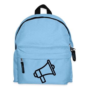mégaphone - Sac à dos Enfant - bleu clair - Devant