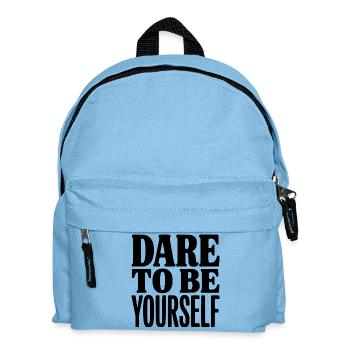 Dare To Be Yourself - Kids' Backpack - light blue - Front
